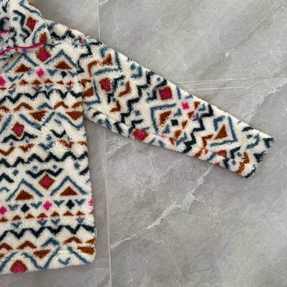 Women’s Eddie Bauer Aztec Ultra Soft Plush 1/4 Zip Pullover Sweater Small - Picture 8 of 16